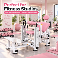 Appareil professionnel de musculation des fessiers à charge libre en acier de qualité commerciale pour femmes, pour des fesses fermes et sculptées, idéal pour les salles de sport, les studios et la maison