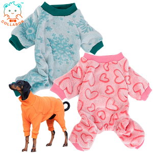 Colwork-mono impermeable de lana para perro y gato, nuevo Mono de punto para invierno, transpirable, cálido, con patrón de corazón y nieve - Product Image 1