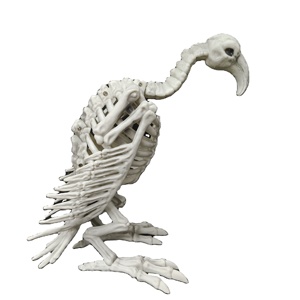 Wholesale High Quality Popular <b>Plastic</b> Birds Toys <b>Animal</b> Skeleton Bald Eagle Model <b>Plastic</b> Halloween Crafts - Product Image 1