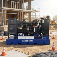 Générateurs diesel Goldlink OEM Factory Direct 45KVA/36KW de type ouvert, triphasés, refroidissement par eau, pour chantier de construction