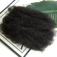 Cheveux humains 100% naturels afro crépus en gros, cheveux vierges indiens afro crépus, cheveux à tresser en vrac étirés, cheveux Remy à tresser