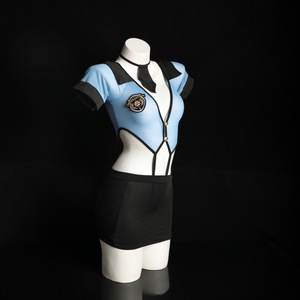 Robe moulante sexy pour femme, uniforme de policière, respirante, costume de jeu de rôle 9108 - Product Image 3