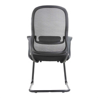 Chaise de visiteur de bureau moderne en maille, chaise de formation pour le personnel, chaise de conférence pour les invités