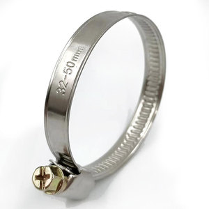 Collier de serrage en acier inoxydable de style allemand 32-50 mm pour applications automobiles et de plomberie - Product Image 1