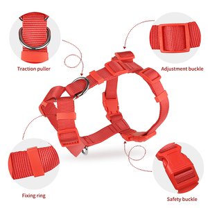 カスタムロゴ印刷デザインウォーキングトレーニング用のプル調整可能なメッシュペットベスト高級犬用ハーネスなし - Product Image 3