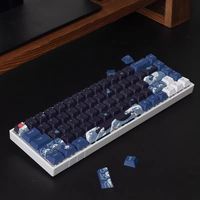 Customize Keycaps 87 Keys OEM Profile DYE Sublimation Black Coral Sea GMK KEYCAPS Keyboard Keycaps