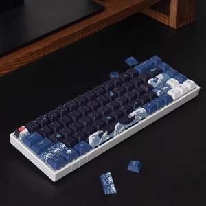 Personnalisé <span class=keywords><strong>Keycaps</strong></span> 87 Touches OEM Profil DYE Sublimation Black Coral Sea <span class=keywords><strong>GMK</strong></span> <span class=keywords><strong>KEYCAPS</strong></span> Keyboard <span class=keywords><strong>Keycaps</strong></span> - Product Image 5