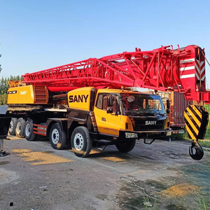 Grúa Móvil Todoterreno Usada Certificada Sany de 100 Toneladas, con Altura de Elevación y Motor, en Venta - Product Image 1