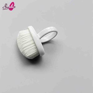 Nuevo cepillo de anillo para decoración de uñas, cepillo de anillo de cerdas suaves, mango corto, barrido suave, limpieza de polvo, pulido, herramienta de cepillo para polvo de uñas - Product Image 6