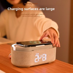 Phổ Biến Sáu Trong Một Không Dây Sạc Cho Loa <span class=keywords><strong>Bluetooth</strong></span> Đa Chức Năng RGB Cross-Biên Giới Điện Thoại Di Động Chủ Cho Phòng Ngủ Deskt - Product Image 4