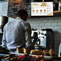 Écran d'affichage de cuisine de 15,6 pouces Windows/Android 11 Terminal de gestion des commandes de restaurant Fonctionnalité tactile Modèle KDS