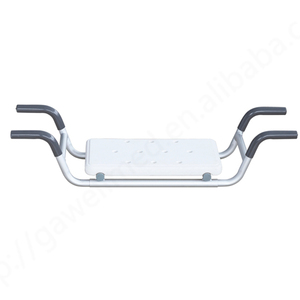 Asiento de bañera de ancho ajustable en el baño con marco trasero de aluminio Taburete de tablero de baño para ducha de hospital para discapacitados - Product Image 1