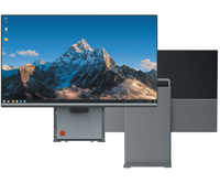 PC todo en uno 27 ''Core I7 CPU 16GB 512GB SSD Office Business Gaming AIO Computadora de escritorio todo en uno con apariencia de metal