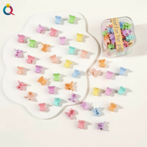 Mollette di moda di tendenza all'ingrosso per ragazze becco d'anatra decoratore di capelli di cristallo cuore fiore strass glitterato Design vendita calda - Product Image 1