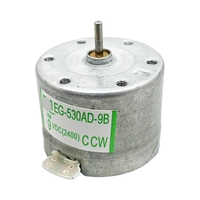 HUJWLBWF EG-530AD-9B Démarreur électronique CCW DC 9V 2400 tr/min pour radio-cassette, fabriqué en Chine