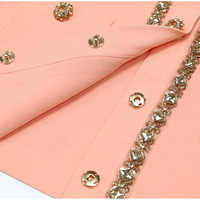 Nouvelle collection été : Haut tricoté à manches courtes pour femme, style chic et moderne, avec détails de strass, en laine, polyvalent