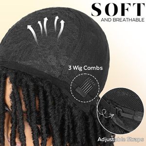 Popular peluca sintética Africana Dreadlock <span class=keywords><strong>con</strong></span> rizos en espiral y <span class=keywords><strong>trenzas</strong></span> retorcidas para mujeres <span class=keywords><strong>africanas</strong></span> - Product Image 4