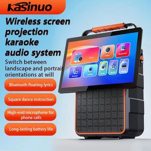 Pantalla <span class=keywords><strong>TV</strong></span> Box Reproductor de <span class=keywords><strong>karaoke</strong></span> Sistema de <span class=keywords><strong>karaoke</strong></span> Reproductor Sistema activo de cine en casa Altavoz de 14,1 pulgadas <span class=keywords><strong>para</strong></span> la escuela en casa al aire libre - Product Image 2