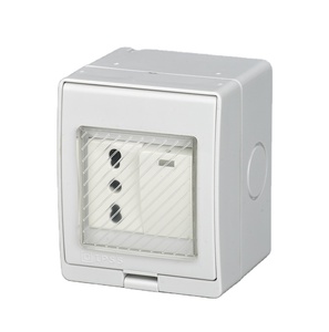 Italian Design Outdoor Power Socket <strong>Switch</strong> IP55 Weatherproof Wall <strong>Bathroom</strong> 16A 250V Rated Current NFC Network Connectivity CE - Product Image 3