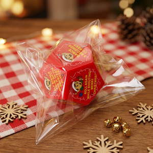 Jeu de dés de Noël en plastique vert, cadeau de fête, échange de cadeaux, balle du Chaos, thème Elfe, souvenir de fête - Product Image 5