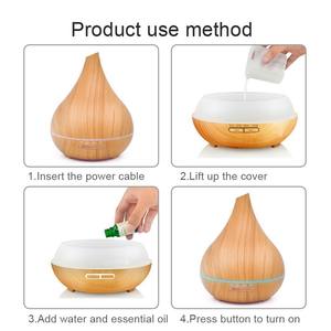 Aroma Diffuser 400Ml Ultrasonic <b>Humidifier</b> With Led Light For Home Office Desk Use - Product Image 5