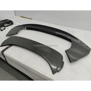 Alerón Trasero de Fibra de Carbono Seca Estilo OEM, Simple, 3K Twill, Negro Brillante, para <span class=keywords><strong>Ferrari</strong></span> SF <span class=keywords><strong>90</strong></span> - Product Image 5