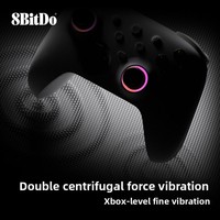 Control de Juego Inalámbrico 8BitDo Orion II 2 para PC/Android con Efecto de Luz RGB, Vibración y Sensor de Movimiento