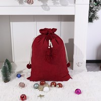 Sacs cadeaux de Noël à cordon, grande capacité, pochettes à bonbons, sacs cadeaux de Noël, sacs pour cadeaux de fête, emballages cadeaux