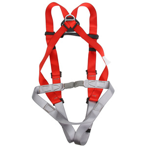 สายรัดนิรภัยแบบเต็มตัว ปรับได้ ทำจากโพลีเอสเตอร์ พร้อมห่วงเหล็กแบบ D สำหรับงานก่อสร้างกลางแจ้ง - Product Image 4