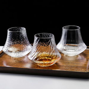 Bicchieri per Degustazione Whisky, Liquori e Birra <span class=keywords><strong>con</strong></span> Effetto Ghiaccio - Tazze per Caffè/Latte Senza Manici e Coperchio, Design Moderno e Minimalista per Caffetterie e Uso Domestico - Product Image 4