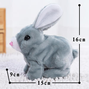 Jouet pour enfants en peluche électrique en forme de chien avec <span class=keywords><strong>marche</strong></span> <span class=keywords><strong>et</strong></span> aboiement, design réaliste, rembourrage en coton PP, jouet électronique en peluche douce - Product Image 3