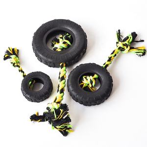 Gomma durevole Anti-morso S <span class=keywords><strong>M</strong></span> L pneumatico giocattolo da masticare giocattolo da addestramento per cani resistente ai morsi Interact <span class=keywords><strong>Toy</strong></span> per cucciolo di taglia grande - Product Image 2