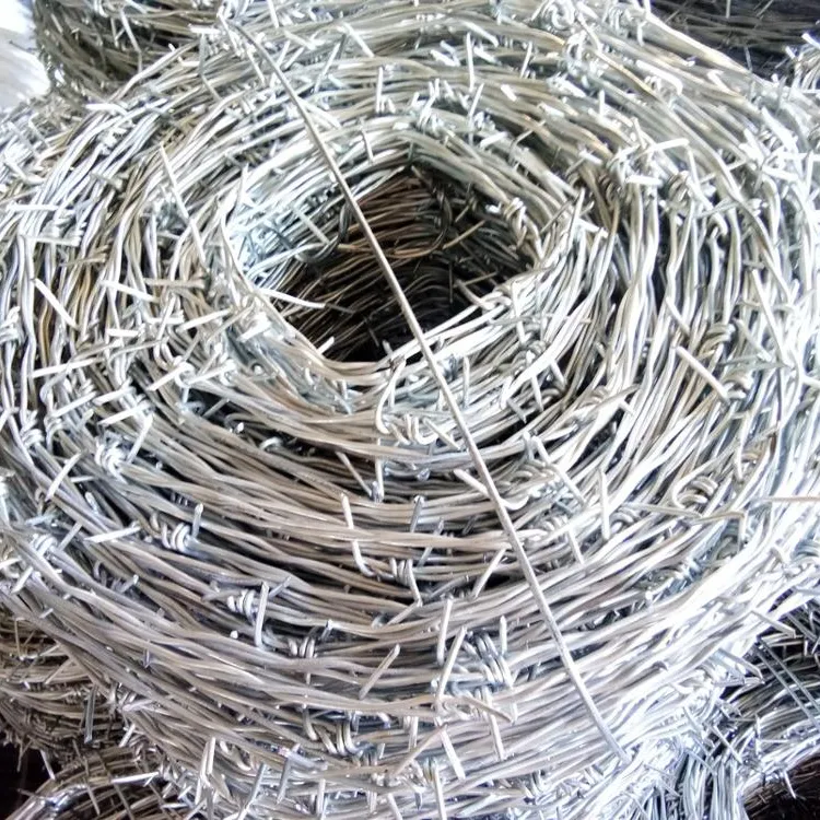 weight of barbed wire per meter length