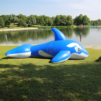Baleine gonflable publicité géante gonflable modèle animal costume sauter dauphin costume orca ballon