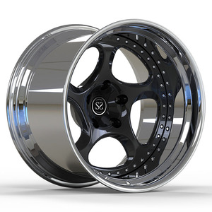 Rines <span class=keywords><strong>Ford</strong></span> Forjados de 2 Piezas Big Lip 20x9.5 y 20x13 para GT <span class=keywords><strong>Mustang</strong></span> - Product Image 1