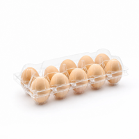 Plateau à œufs empilable à 10 compartiments pour réfrigérateur, boîte de rangement transparente pour œufs avec conteneur à œufs en plastique durable pour cuisine et magasin