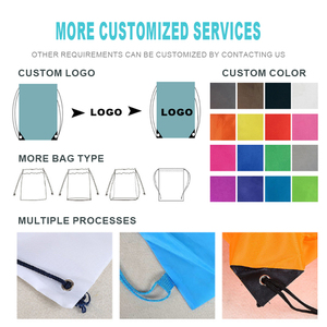 Biểu Tượng Tùy Chỉnh Thể Thao Khoang Giày Túi Bền Ngoài Trời Phòng Tập Thể Dục Dây Kéo Ba Lô Túi Với Túi - Product Image 4