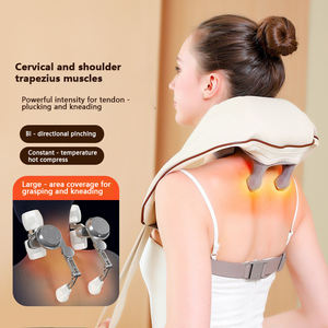 OEM/ODM Novo Design Shiatsu Elétrico Uso Doméstico Cervical Espinha Massagem Máquina 3-Speed Timing Control para Pescoço Ombro Muscular - Product Image 5