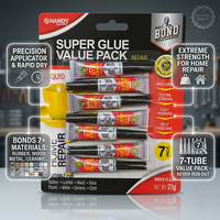 7pcs Perekat Cyanoacrylate Super Kuat Ramah Lingkungan untuk Konstruksi & Pengemasan Kayu Berkinerja Tinggi