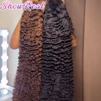 Perruques frontales HD sans colle en cheveux humains vierges bruts bouclés birmans, densité 250%, pré-épilées, boucles birmans complètes, vente en gros