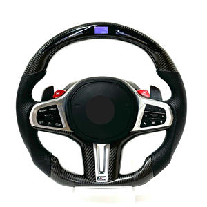 Volante de fibra de carbono <span class=keywords><strong>2020</strong></span> para G30 G20 G38 G12 G05 G06 G07 G32 X3 X4 X5 X6 Compatible con varios modelos - Product Image 1