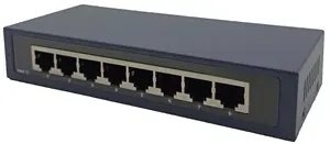 Interruttore di rete Desktop per Switch Ethernet 8-10/100/1000Mbps