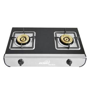 Estufa de Gas de vidrio principal de cocina a buen <span class=keywords><strong>precio</strong></span>, estufa de Gas de 2 quemadores, estufa de Gas de mesa de vidrio - Product Image 1