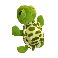 Peluche tortue aux grands yeux, petite poupée, oreiller de sommeil avec rembourrage en coton PP