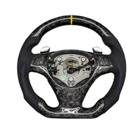 Volant de voiture en fibre de carbone de qualité supérieure pour BMW Sport E46 M3 Touring Coupé 328i 330i Ci Xi 2001 2002 2003 2004 2005