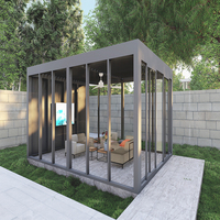 Pergola motorisée à toit rétractable à lames orientables avec éclairage LED, en aluminium 6063-T5, pour une vie extérieure intelligente, pergola bioclimatique 3x4m