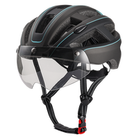 Casque d'équitation léger en gros 2023 meilleur casque de vélo adulte vente chaude avec lentille de lumière Rechargeable LED casque vtt