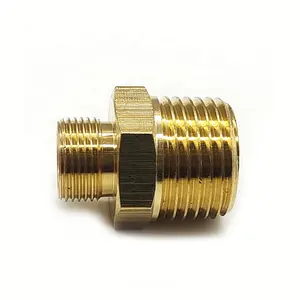 1/2 Male To 1/4 Male Reduce Thread Brass Nipple Fittings