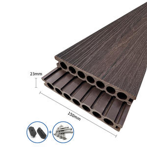 Baldosas de terraza entrelazadas de WPC (compuesto de madera y plástico) coextruido de color púrpura vibrante para pasillos - Product Image 1