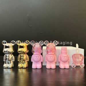 ISMAN 10ml/10g Pots transparents en forme de bouteille de confiture de fruits rose, petits contenants cosmétiques pour <span class=keywords><strong>baume</strong></span> à lèvres et gommage, emballage pour enfants - Product Image 5